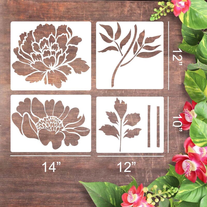 BowLift | DIY Decoration - Garden Fence Large Flower Drawing Templates