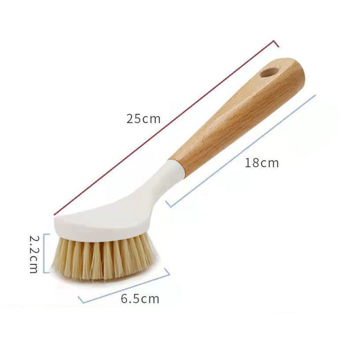 Wooden Handle Pan Brush | Bowlift