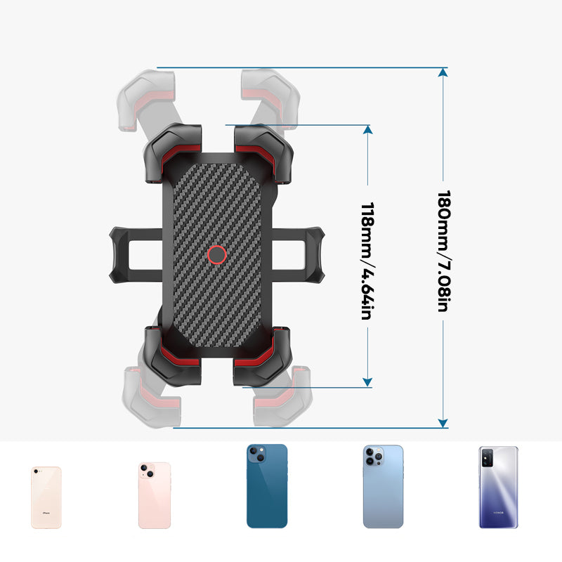 BowLift | Universal Bike Phone Holder with 360° View
