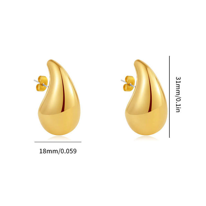 BowLift | Simple Water Drop Earrings