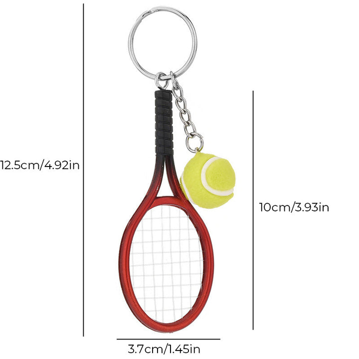BowLift | Mini tennis racket keychain