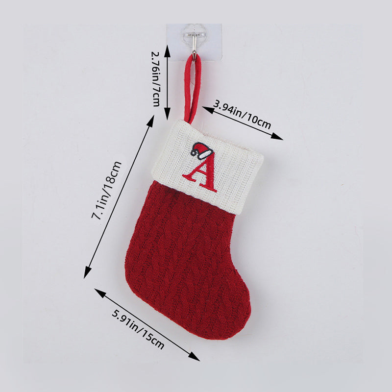 BowLift | Christmas Letter Knit Stocking