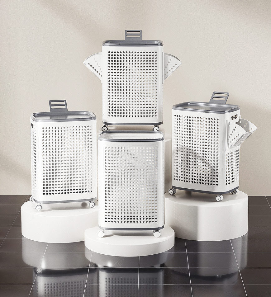 GlideEase Laundry Bin — Effortless laundry carrying without back pain for tidy, fresh clothes | Bowlift