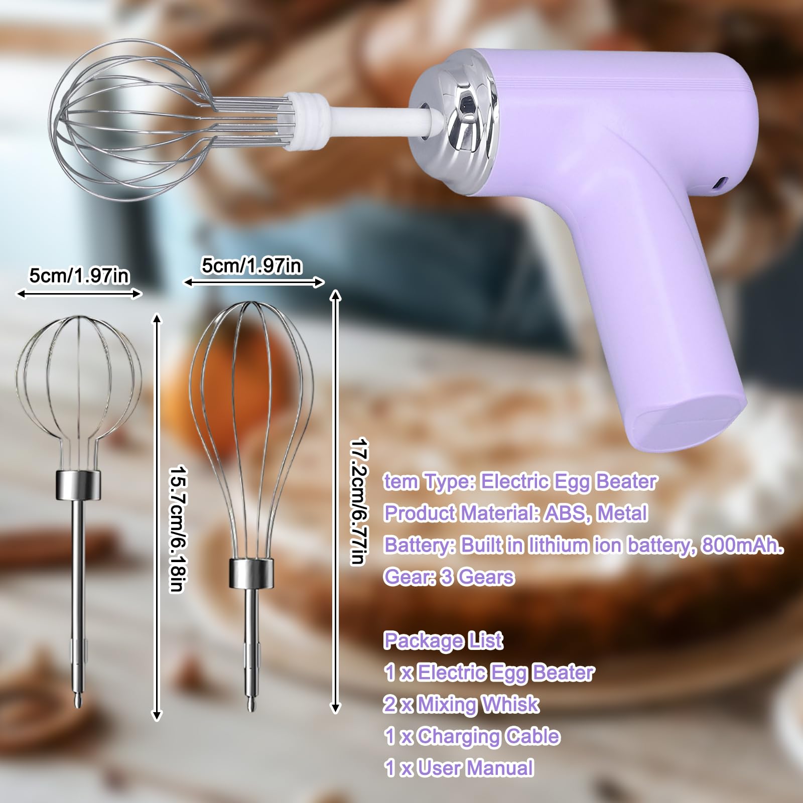 BowLift | Cordless Electric Mixer