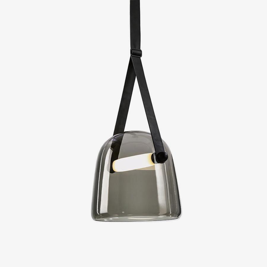 BowLift | LunaMona Ceiling Lamp - Modern Pendant Light made of Metal and Glass