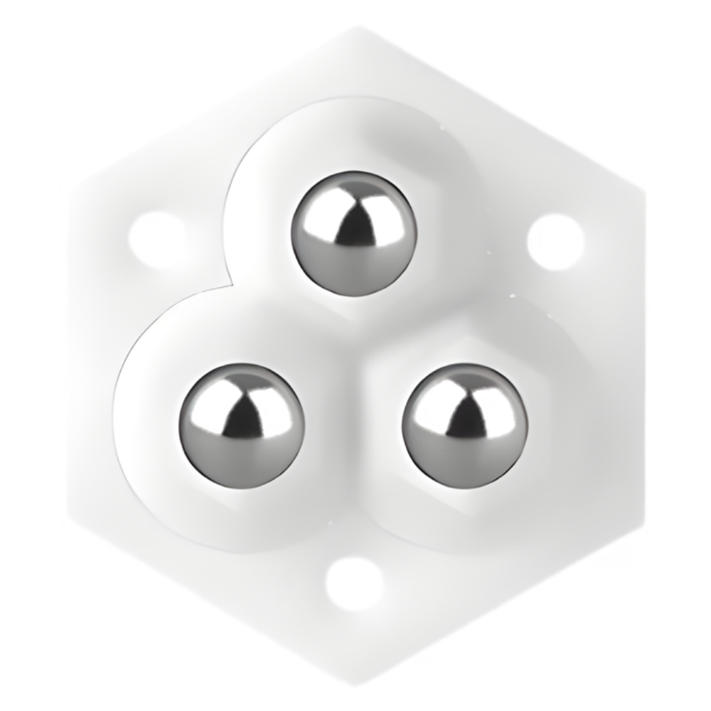 TriGlide 360° furniture wheels with bearings | Bowlift