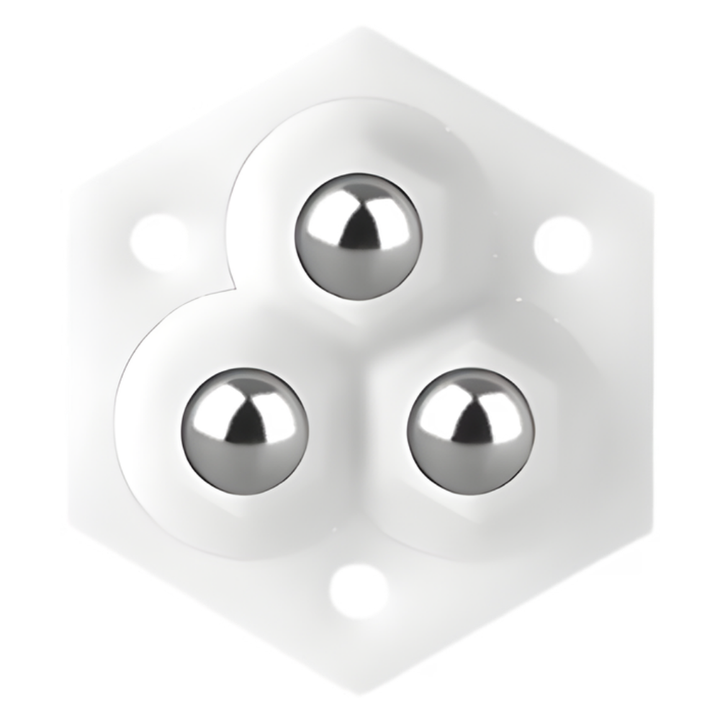 TriGlide 360° furniture wheels with bearings | Bowlift