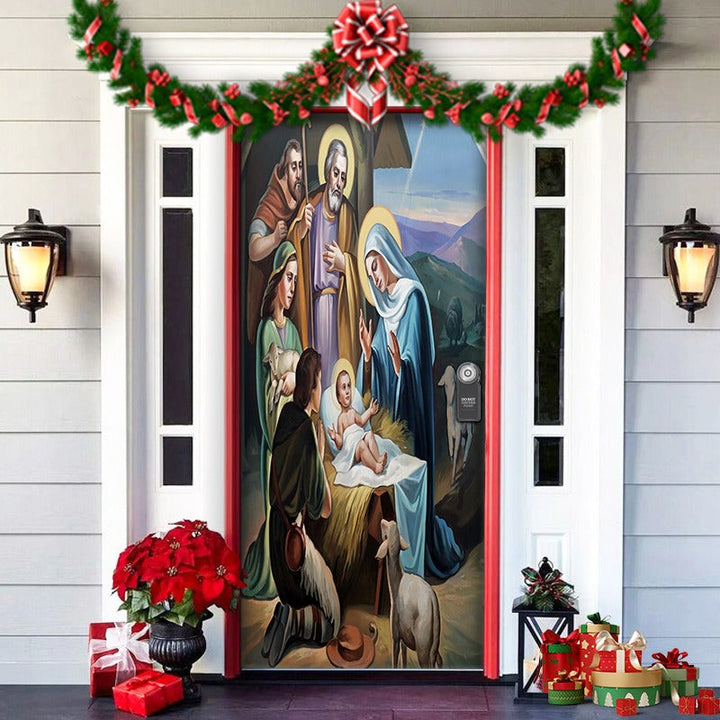 BowLift | Nightmare Before Christmas Outdoor Decorations Props Christmas Elves Door Cover