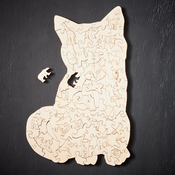 WoodlyShapes Puzzles – Creative Animals in Wood Bowlift