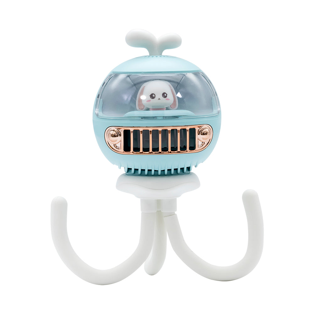 Cartoon Safety Bladeless Stroller Fan | Bowlift