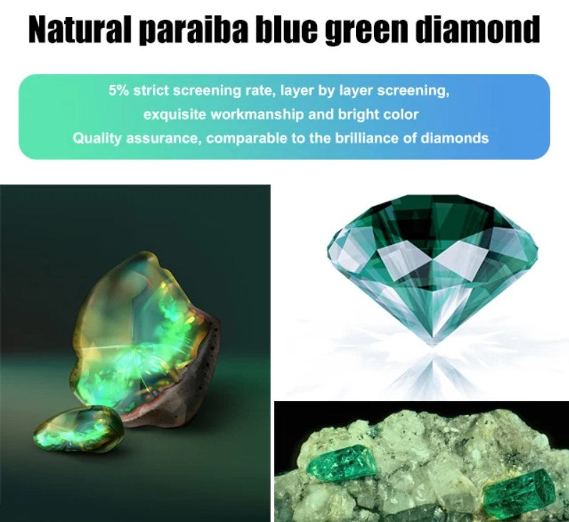 BowLift | 6 Carat Paraiba Blue-green Lotus Diamond Ring