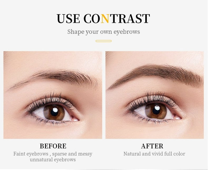 BowLift | 3D Waterproof Microblading Eyebrow Pen 4 Fork Tip Tattoo Pencil