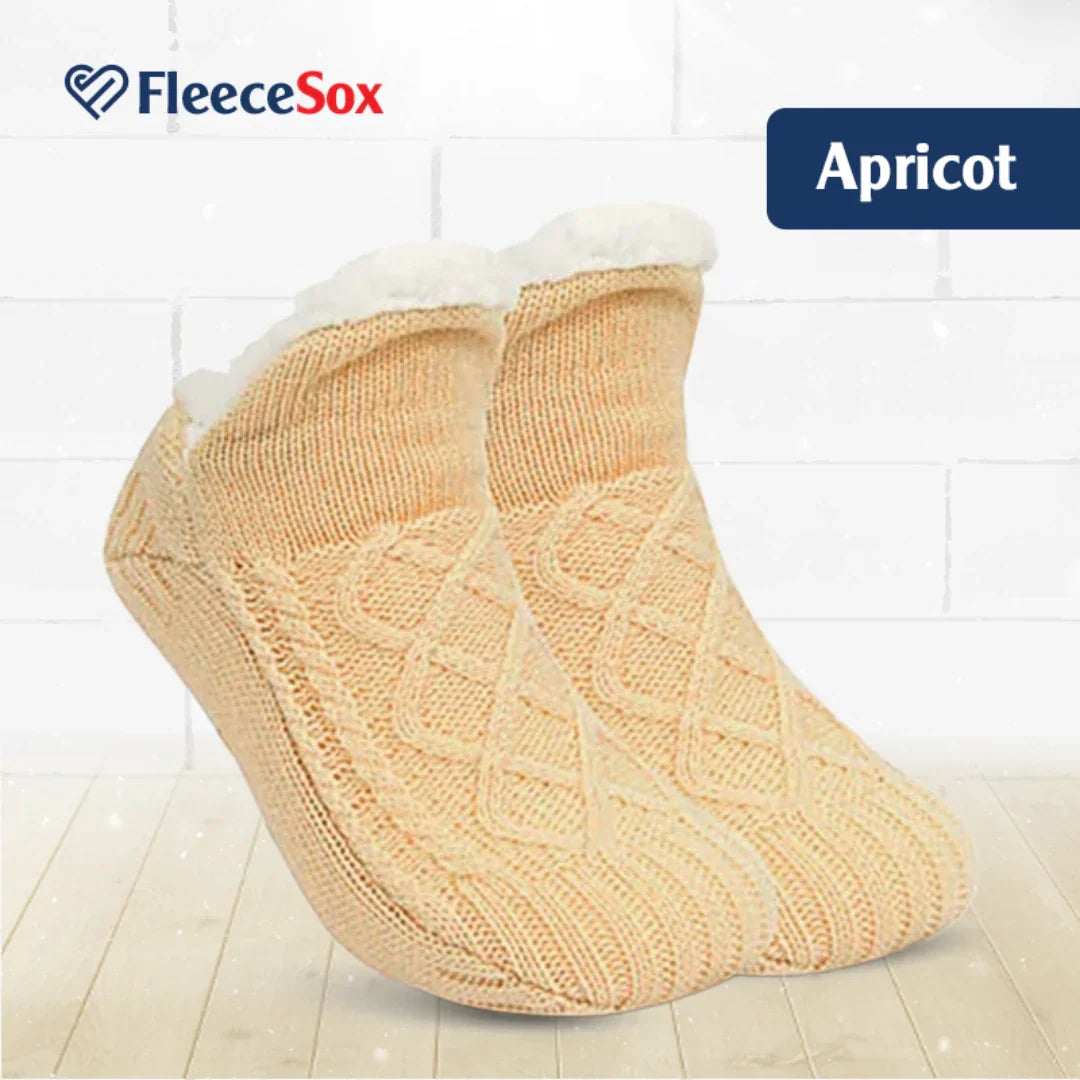 BowLift | Fleece-Lined Non-Slip Thermal Slippers Socks