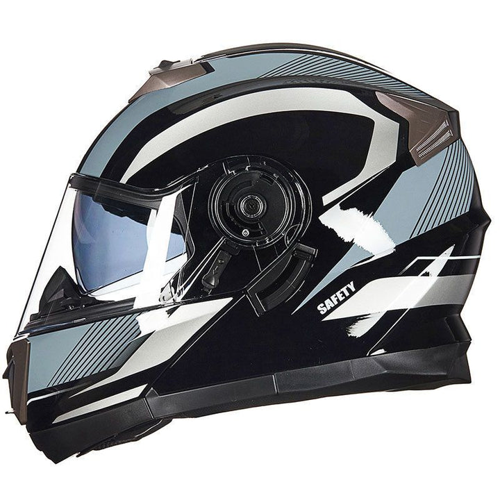 Full-Face Motorcycle Helmet with Advanced Ventilation Bowlift