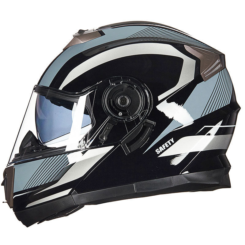 Aerodynamic Full-Face Motorcycle Helmet Bowlift