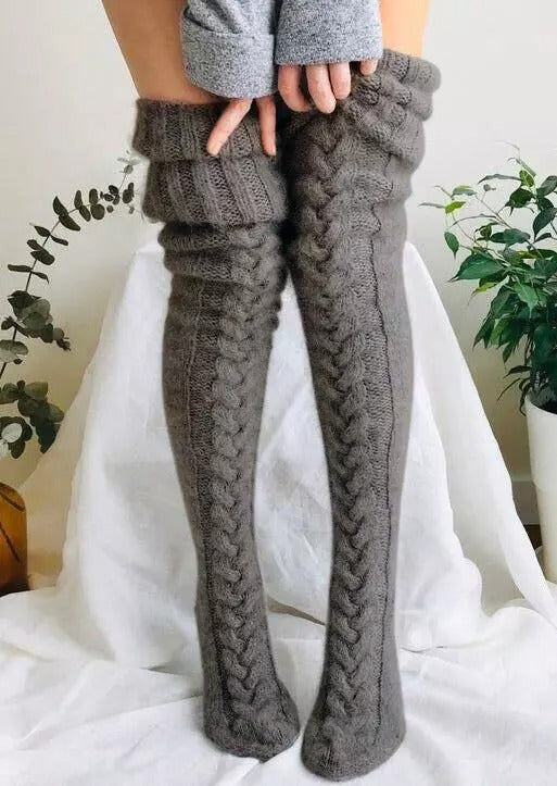 BowLift | Winter Soft Warm Over Knee Extra Long Knitted Socks