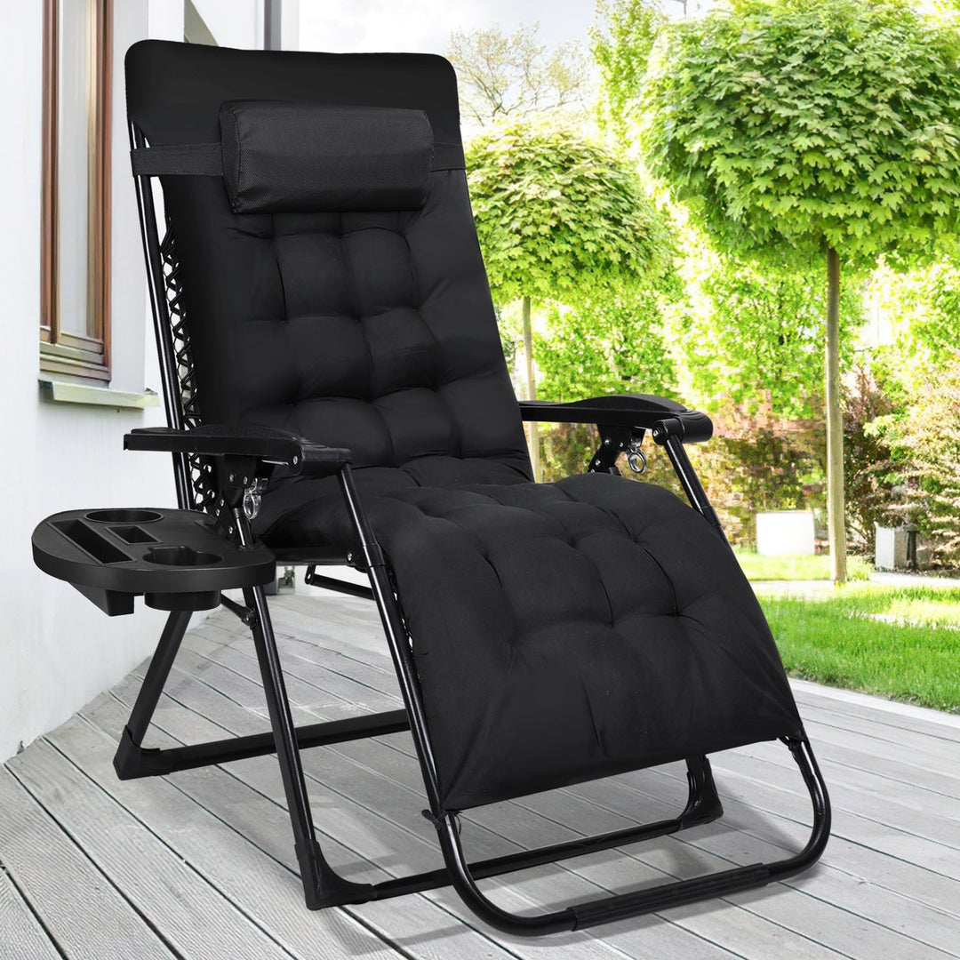 Sun Lounger Folding Deck Chair up to 200kg | Bowlift