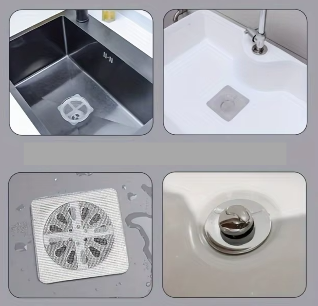 ClearGuard Disposable Hair Catcher – Protective Film for Shower Drains (4 Inch) Bowlift