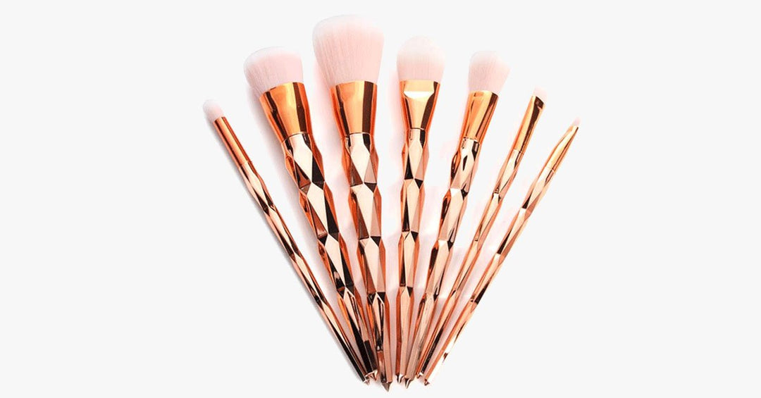 BowLift | Gold Jewel Mermaid Brush Set