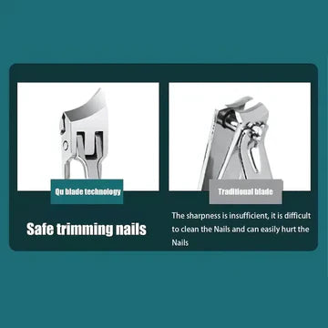 BowLift | Wide Jaw Nail Clipper with Anti-Splash Design