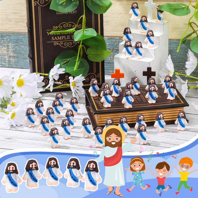 BowLift | Mini Jesus Figurines With Jesus love You Slogan
