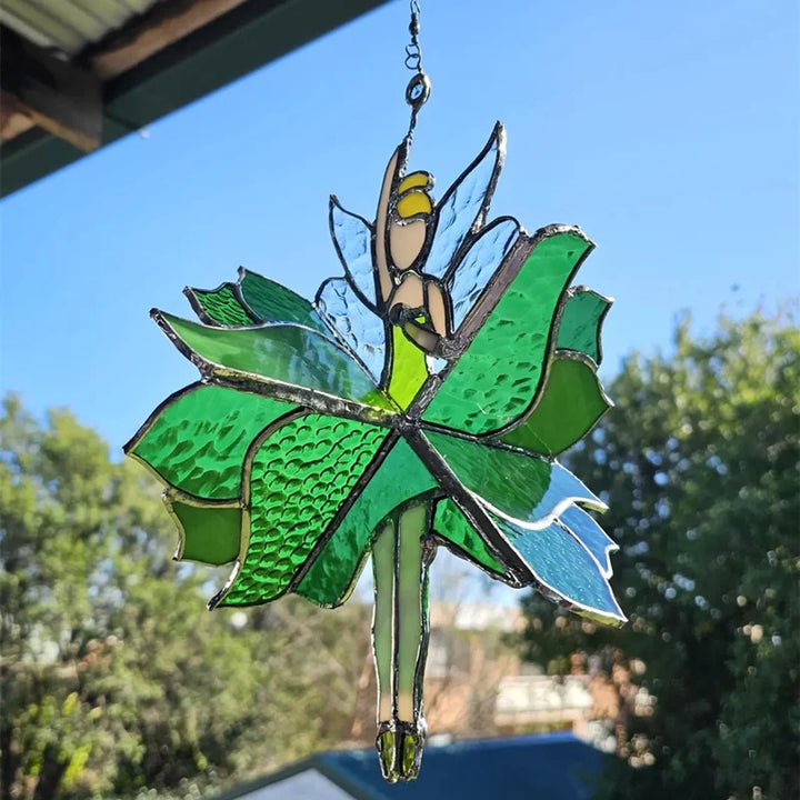 GraceSpin -  Elegant Stained Glass Spinner Bowlift