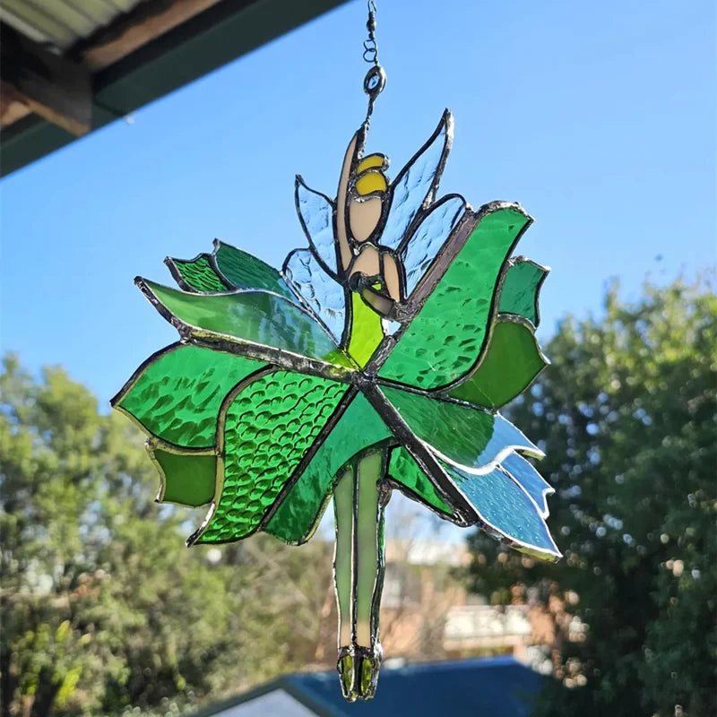 BowLift | GraceSpin -  Elegant Stained Glass Spinner