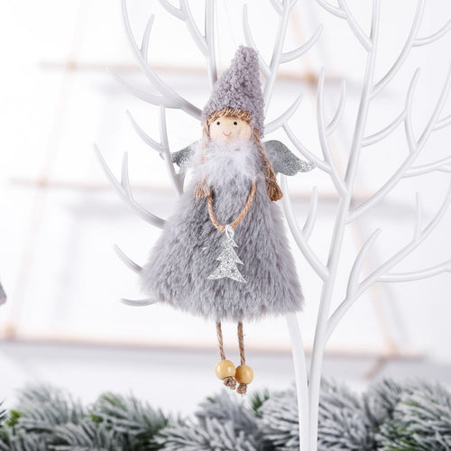 BowLift | Plush girl doll Christmas tree pendant