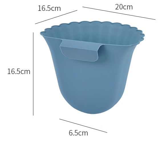 BowLift | Hanging Trash Can – Space-Saving Kitchen Bin with Clip Design