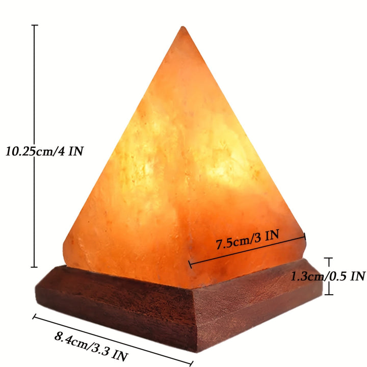 BowLift | Salt lamp - Handcrafted Himalayan salt lamp with 8-color changing LED, USB powered