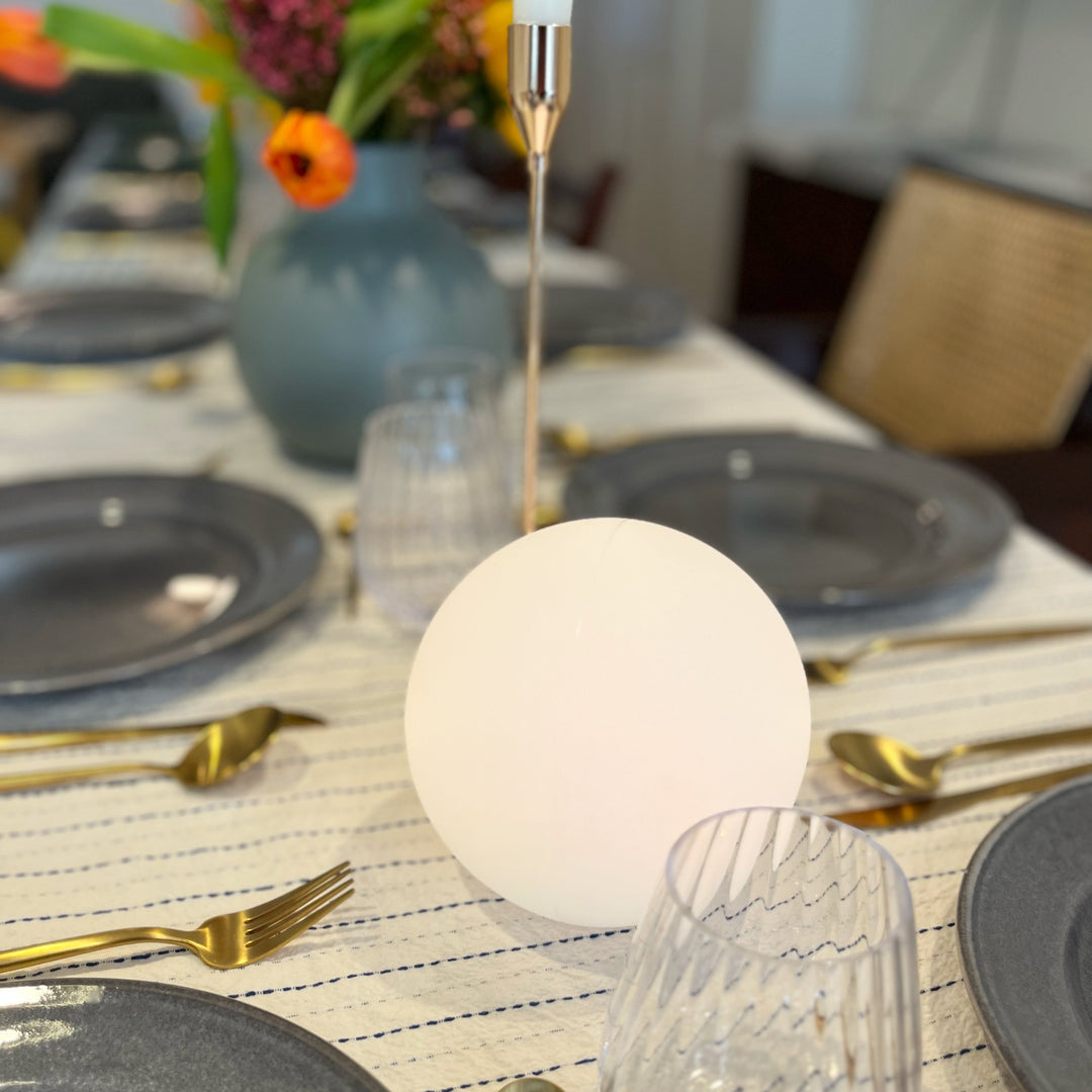 BowLift | LED Wireless Table Lamp - Rechargeable Modern Light Fixture for Home, Office, and Nightstand Use