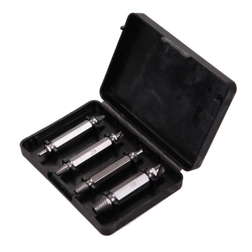 BowLift | Damaged Stripped Screw Extractor 4Pcs/set Double Side Drill Bits