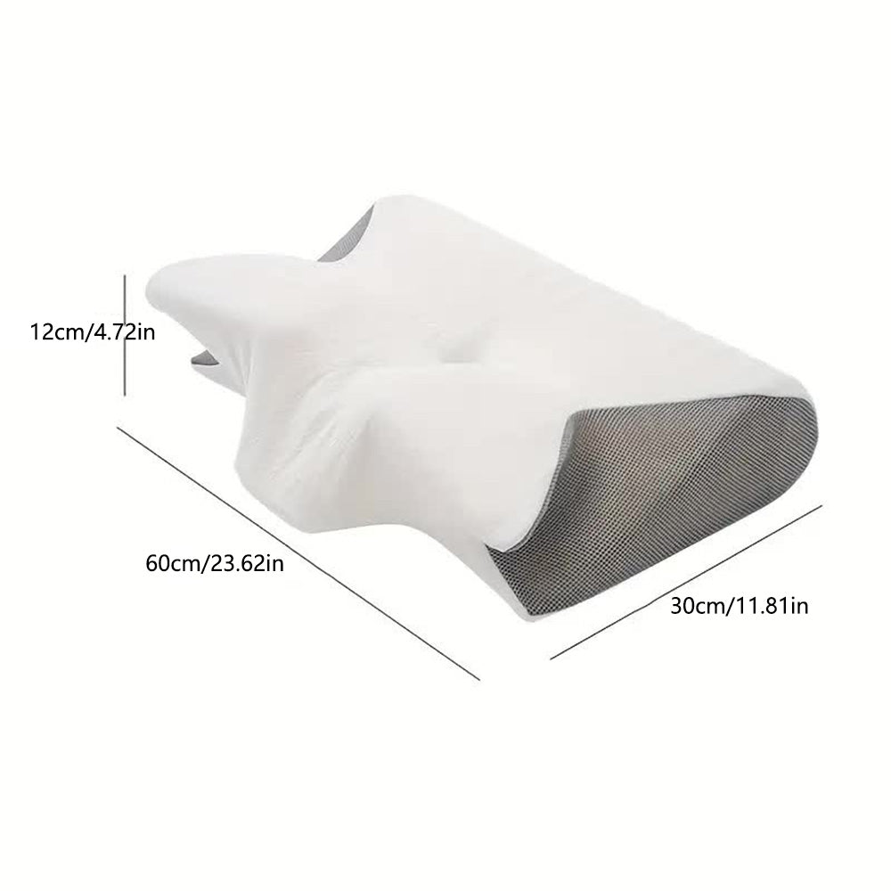 CloudRest - Ergonomic Memory Foam Pillow for Neck and Shoulder Support Bowlift