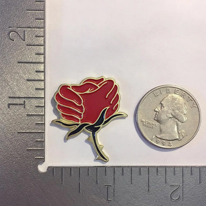 BowLift | Rose Resilience Enamel Lapel Pin