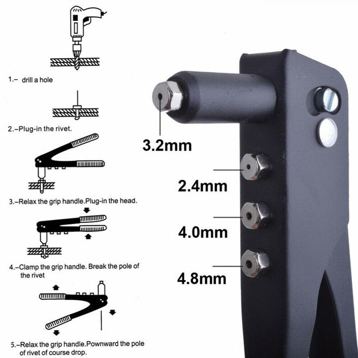 BowLift | Manual double handle rivet machine