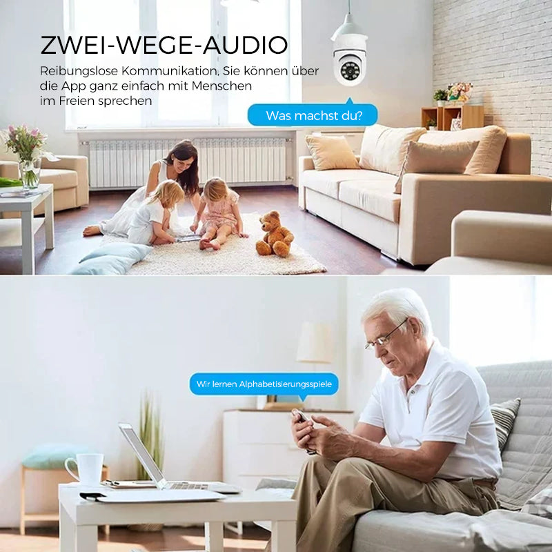 BowLift | Wireless WiFi Surveillance Camera with Bulb