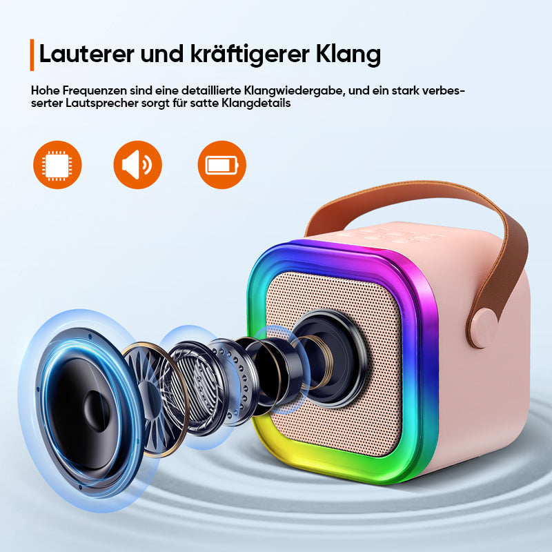BowLift | Mini Karaoke machine for children with wireless microphones