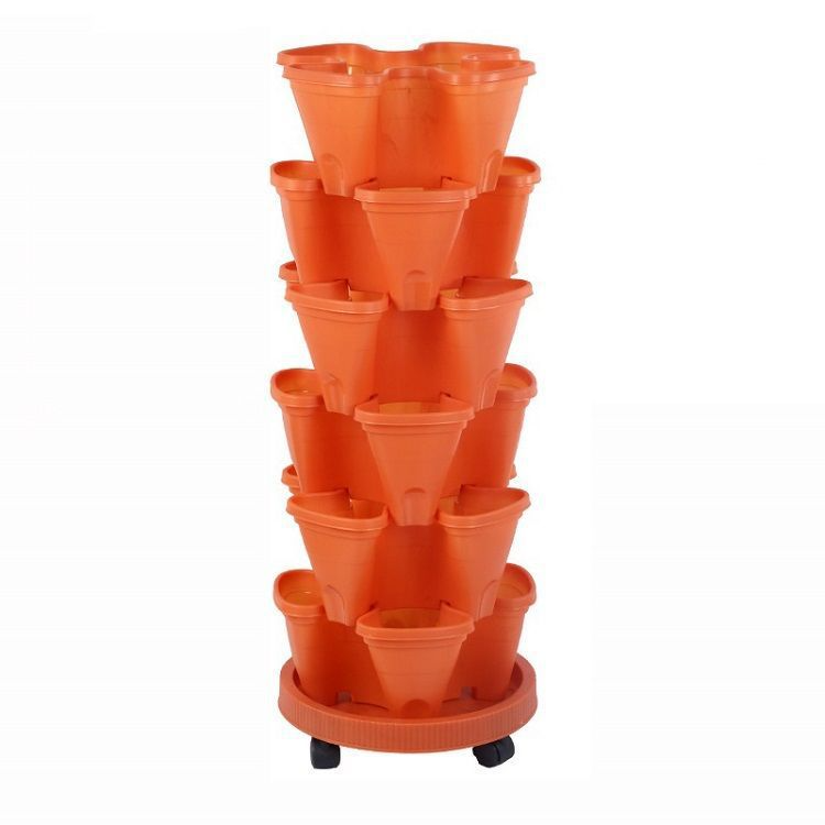 BowLift | 6-Layer Vertical Plant Tower – Three-dimensional Flowering System for the Garden