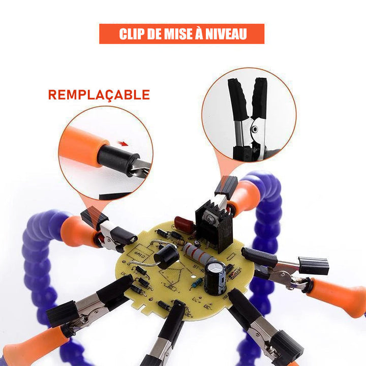Aluminum alloy sweat base with flexible arms | Bowlift