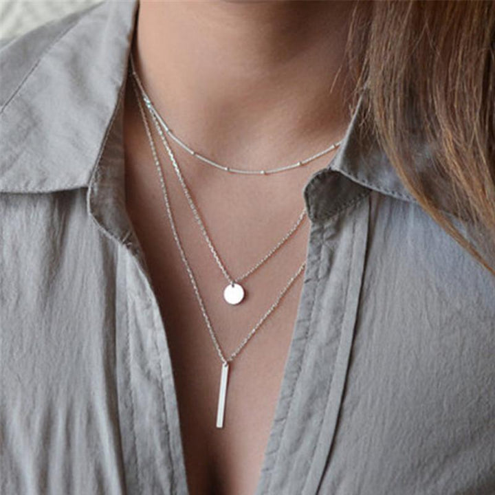BowLift | Multilayer Pendant Long Chain Necklace