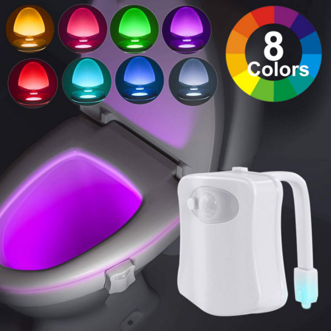 BowLift | See Where You Pee | LED Toilet Lighting with Motion Sensor