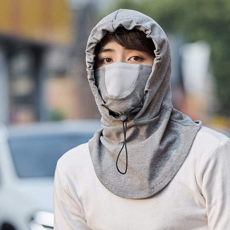 BowLift | Hooded Face Mask with Neck Warmer for Cycling