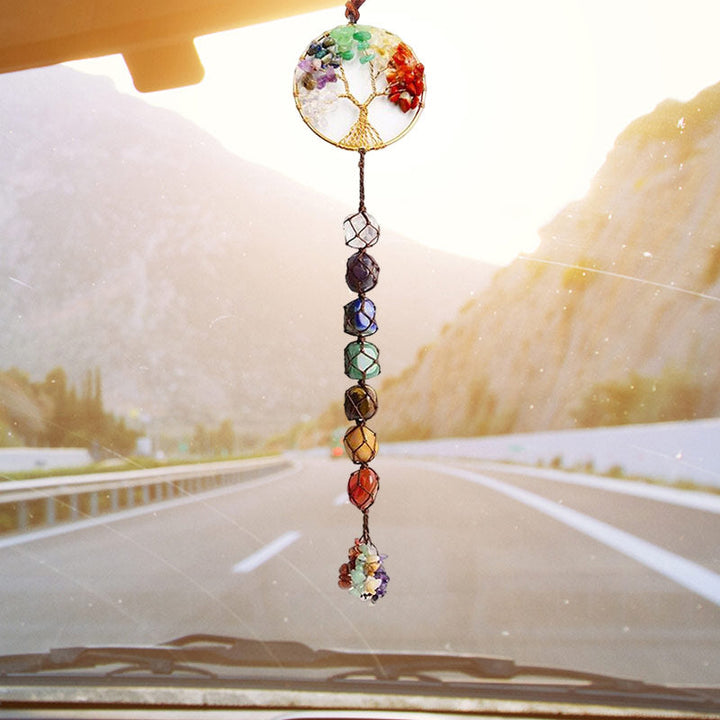 BowLift | 7 Chakra Stone Healing Crystal Tree of Life Decoration