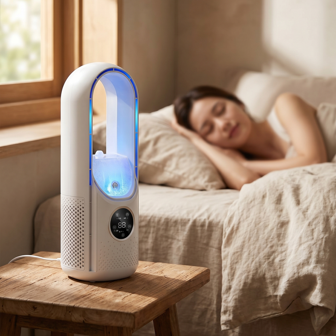 BowLift | 2025 Blade-Free Silent Portable Air Conditioner for Home and Office
