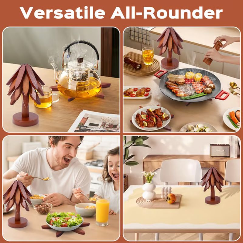 BowLift | High quality heat resistant natural wood placemats and coasters