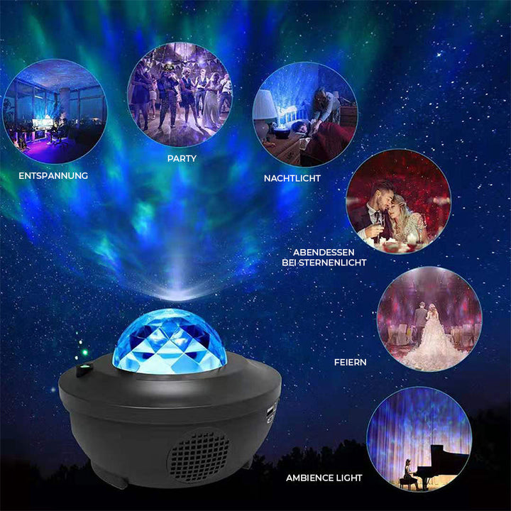 USB-Bluetooth-Music Star Projection Light | Bowlift