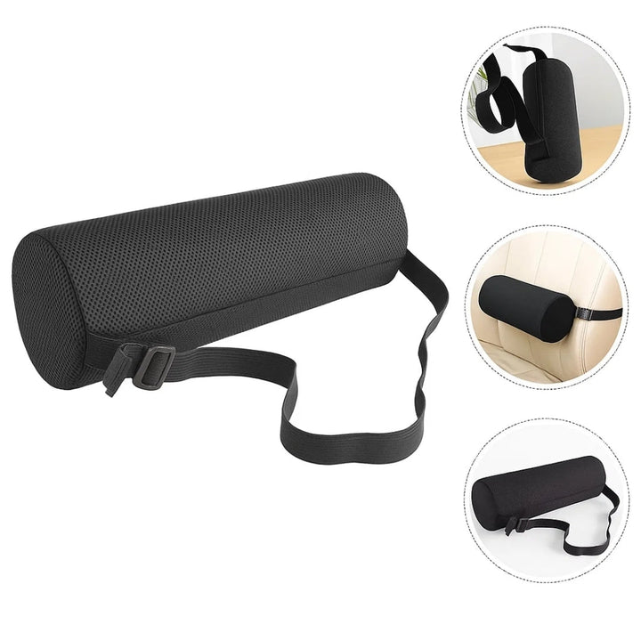 Relieves Lower Back Pain – Contoured Memory Foam – Enhances Posture – Perfect for Office Car Home Chairs Bowlift