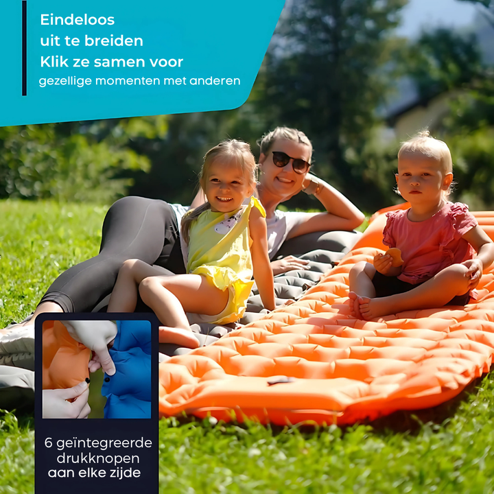 BowLift | AirLite Self-Inflating Sleeping Mat – Lightweight, Compact & 10 cm Thick Comfort