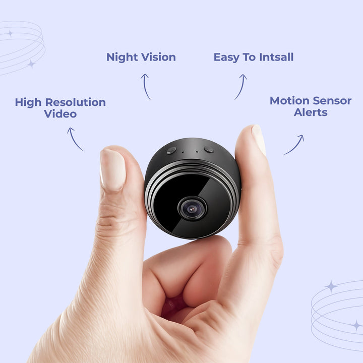 Wireless Indoor Security Camera Pro - Protect Your Family from Robberies and Burglaries Bowlift