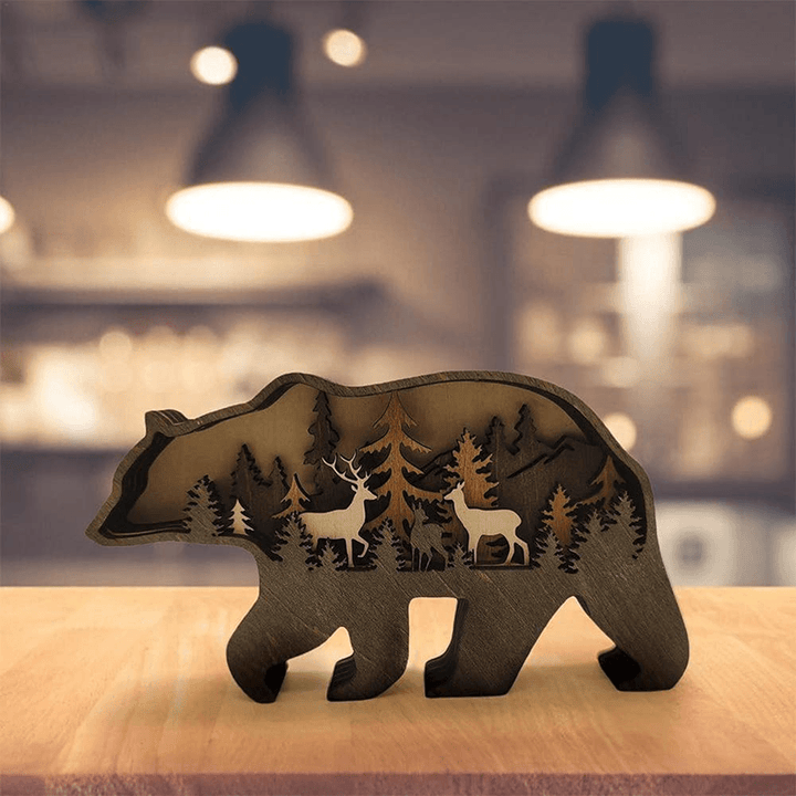 BowLift | 3D Creative Wood Animal Carving Craft Gift